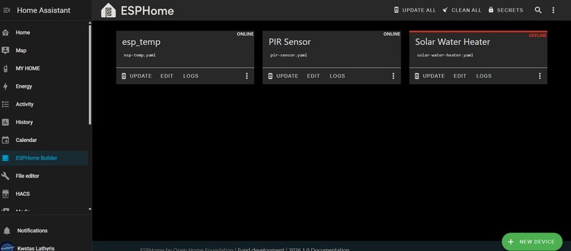 ESP32 Solar Water Heater Monitoring - Image 1