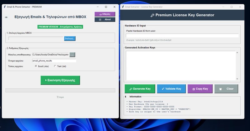 MailExtractor Screenshot 1
