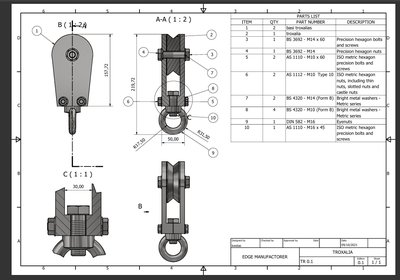 3D Render - Pulley Design