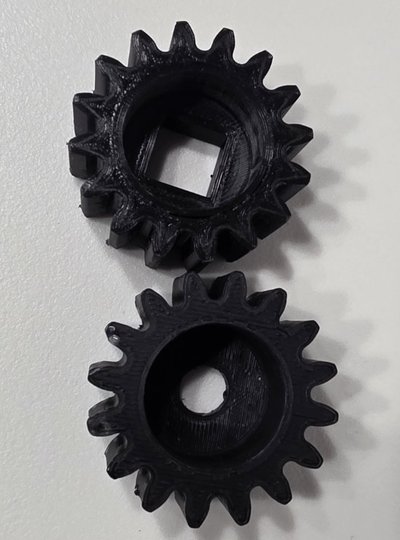 Ice Cream Machine Gear - Assembly View